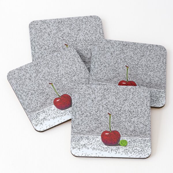 Item preview, Minimalist cherry peas still life designed and sold by RenataPhoto.