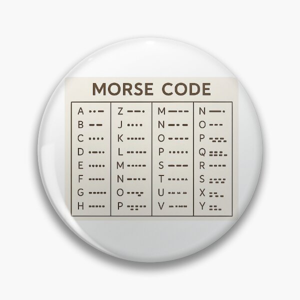 Item preview, Morse Code Alphabet – Minimalistic Morse Code Designs for Stickers, T-Shirts and Mugs designed and sold by JuliJoy.