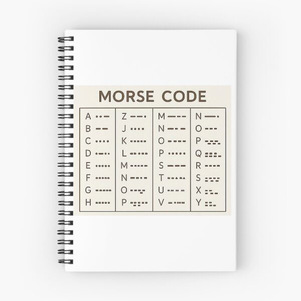 Item preview, Morse Code Alphabet – Minimalistic Morse Code Designs for Stickers, T-Shirts and Mugs designed and sold by JuliJoy.