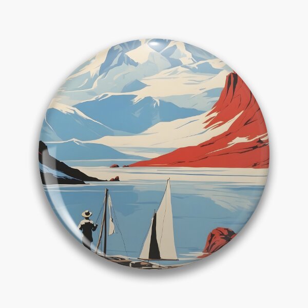 Item preview, Lo Espejo Chile Retro Vintage Cartel Turismo designed and sold by TravelersGems.