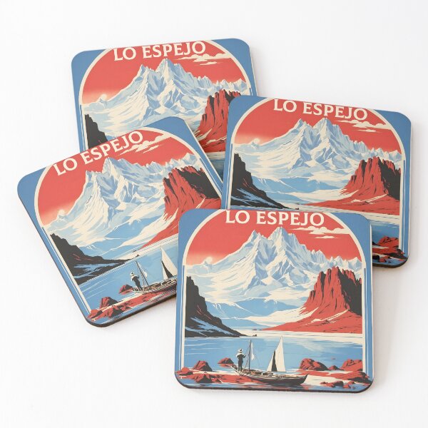 Item preview, Lo Espejo Chile Retro Vintage Cartel Turismo designed and sold by TravelersGems.