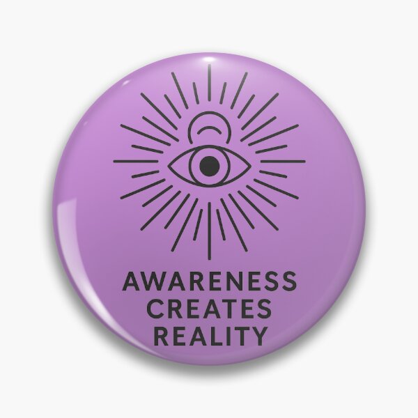 Item preview, Awareness Creates Reality – Consciousness Manifesto designed and sold by agatacodes.