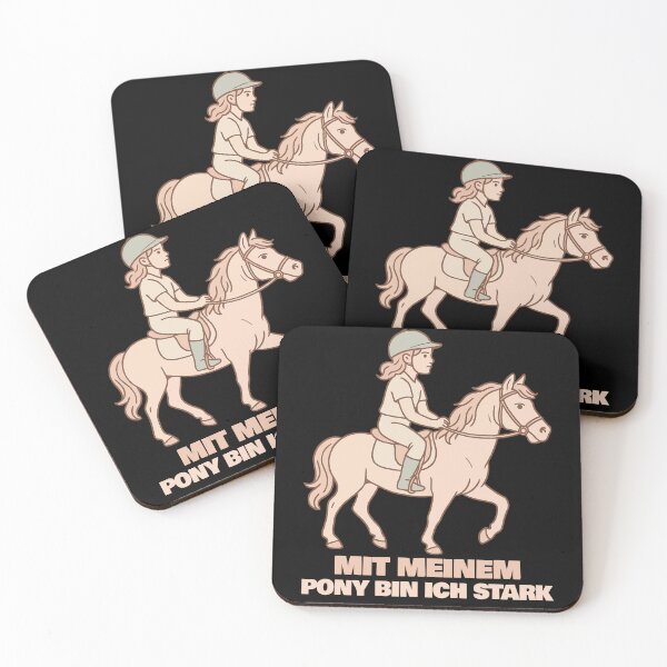 Item preview, With My Pony I Am Strong Horse Girl designed and sold by LuminOrb.