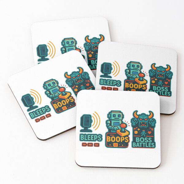 Item preview, Bleeps, Boops, and Boss Battles Retro Gaming. designed and sold by The-T-In-Retro.