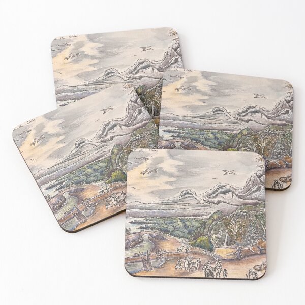 Item preview, Wanderers - A watercolor sketch of a classical 1600s oil painting designed and sold by jazzyjazzyjaz.