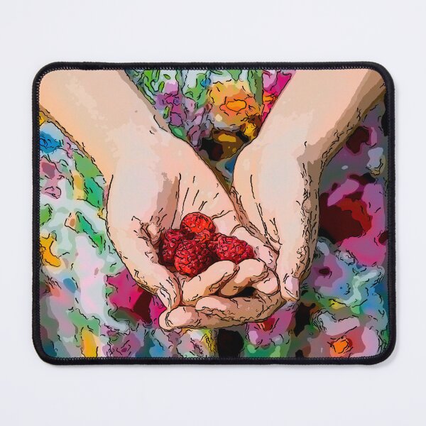 Item preview, Girls, let's grip a handful of raspberries! designed and sold by RenataPhoto.