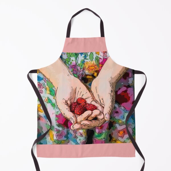 Item preview, Girls, let's grip a handful of raspberries! designed and sold by RenataPhoto.