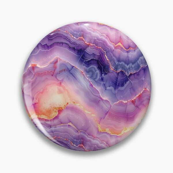 Item preview, Vibrant Agate Slice with Gold Veins designed and sold by NTGUILTY.