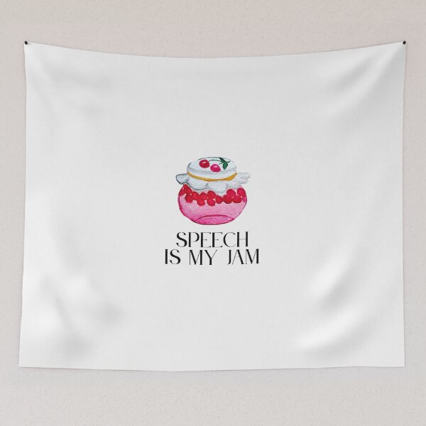 Item preview, Speech Is My Jam designed and sold by ridnaledesigner.