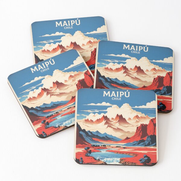 Item preview, Maipu Chile Retro Vintage Poster Tourism  designed and sold by TravelersGems.