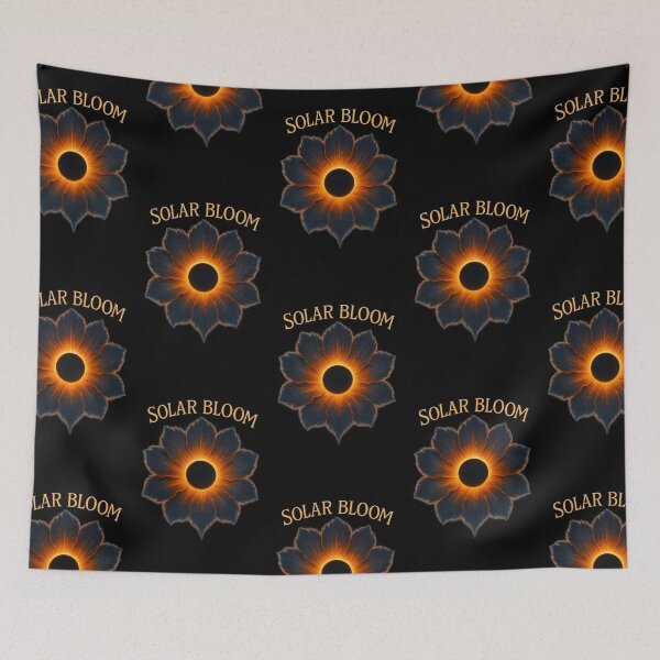 Item preview, Solar Bloom Cosmic Sunflower Eclipse Abstract Space Art Design designed and sold by Shoot-The-Moon.