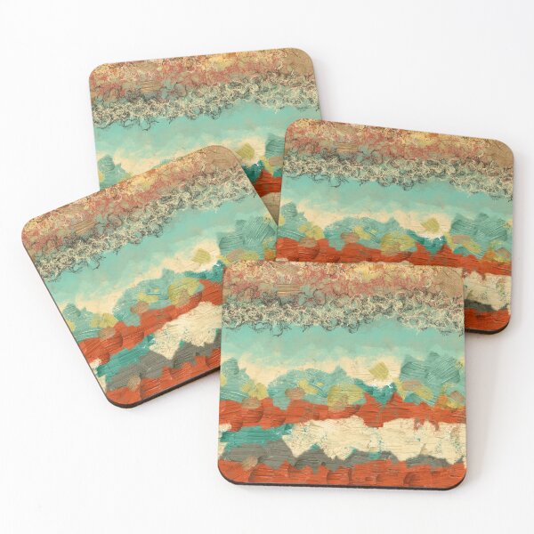 Item preview, Turquoise and Copper Abstract Textures designed and sold by Jessielee72.