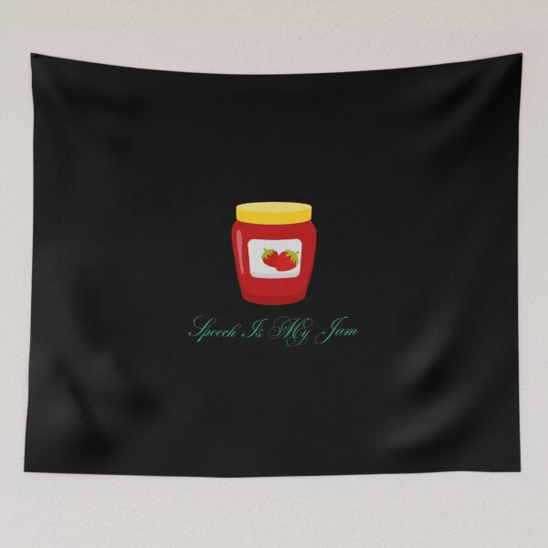 Item preview, Speech Is My Jam designed and sold by ridnaledesigner.