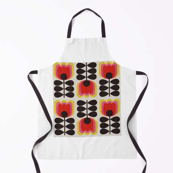 Item preview, Retro Tulips (red) designed and sold by Gaëlle Konak Art.
