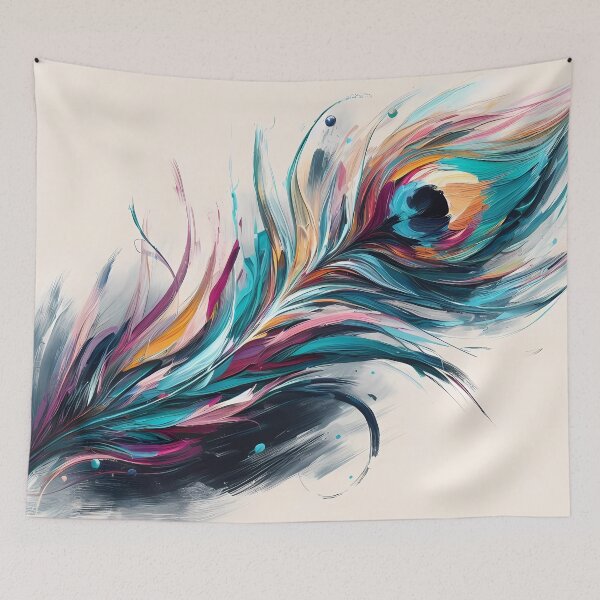 Item preview, Peacock feather designed and sold by Visual Nomad Club.