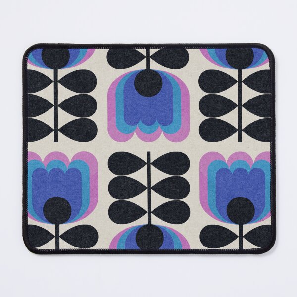 Item preview, Copy of Retro Tulips (blue) designed and sold by Gaëlle Konak Art.