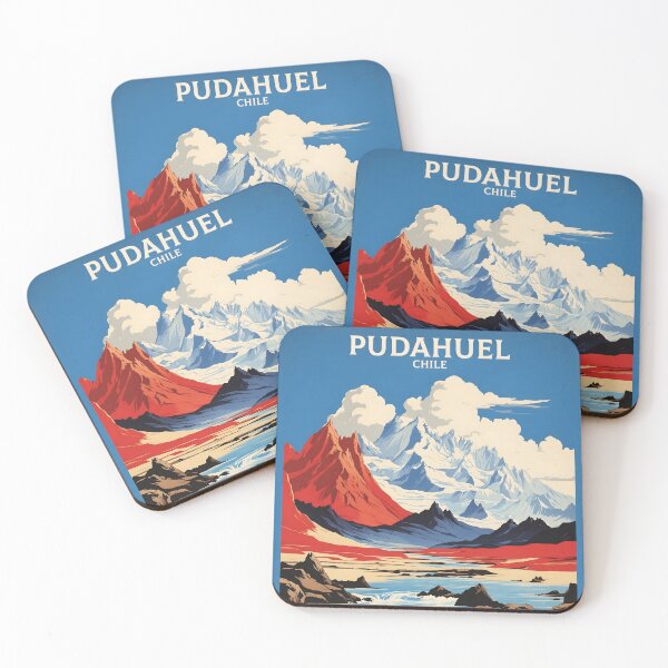 Item preview, Pudahuel Chile Retro Vintage Poster Tourism designed and sold by TravelersGems.