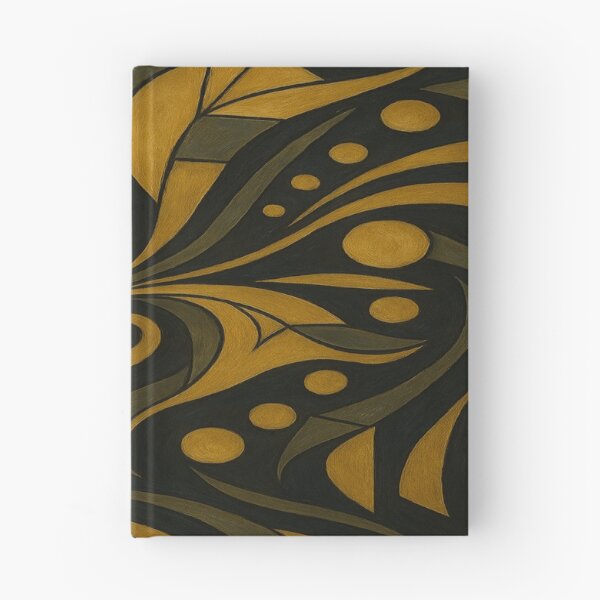 Item preview, Midnight Wave – Black & Gold meets Fluid Art! Cubist elegance with surreal dynamics designed and sold by FotoworldEdel.