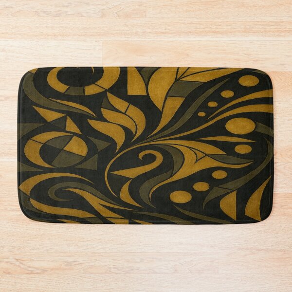 Item preview, Midnight Wave – Black & Gold meets Fluid Art! Cubist elegance with surreal dynamics designed and sold by FotoworldEdel.
