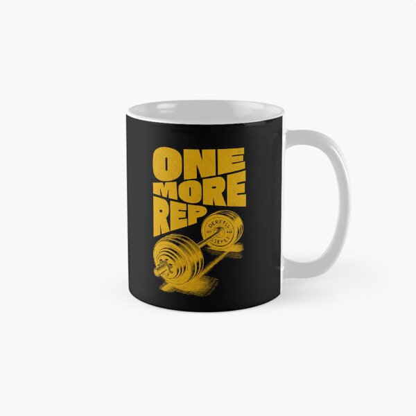 Item preview, One More Rep Barbell Gym Workout Motivation designed and sold by flidesign .