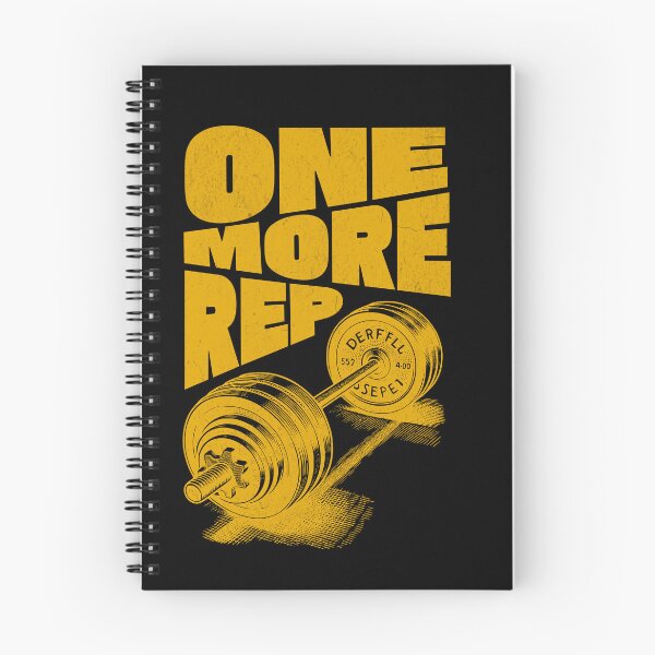 Item preview, One More Rep Barbell Gym Workout Motivation designed and sold by flidesign .