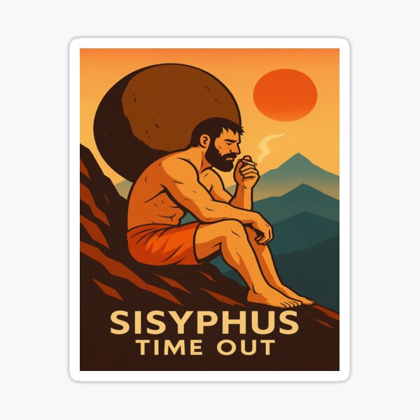 Artikel-Vorschau von Sisyphus Time Out – Modern Myth Design, designt und verkauft von Void Supply.