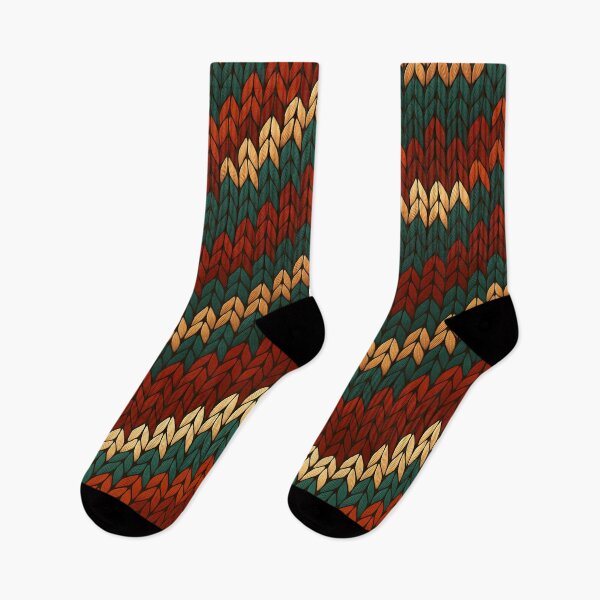 Item preview, Autumn Knit Vibes designed and sold by Kaleidoscope Print.