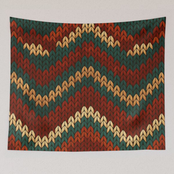 Item preview, Autumn Knit Vibes designed and sold by Kaleidoscope Print.