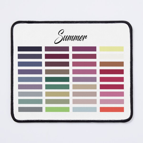 Item preview, Color Me Beautiful - Summer Color Palette Swatch Swatches Colour Analysis designed and sold by Divine Ease.