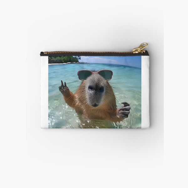 Item preview, capybara in the sea  designed and sold by Xhoen.