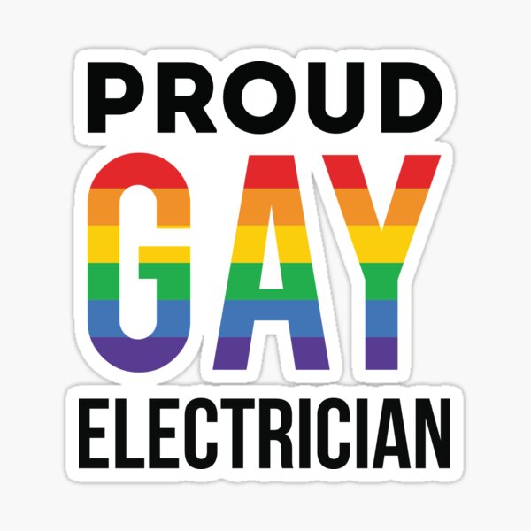 Item preview, Proud Gay Electrician designed and sold by jaygo.