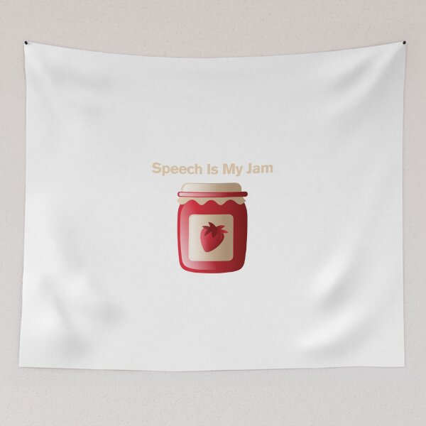 Item preview, Speech Is My Jam designed and sold by ridnaledesigner.
