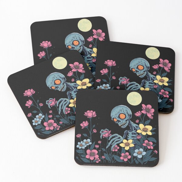 Item preview, Zombie & Flowers at Night T-Shirt designed and sold by Babayaa.