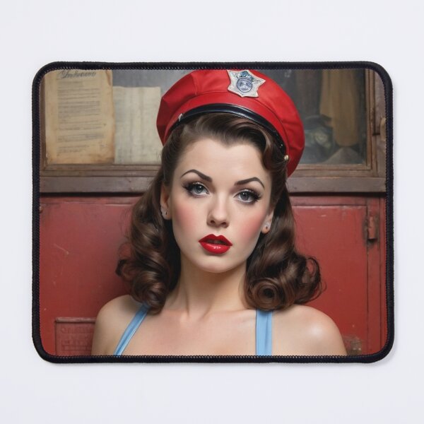 Item preview, 1940s Sexy Mailman Pin Up designed and sold by MissSaylor.