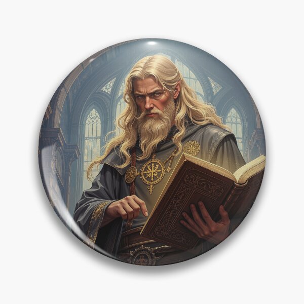 Item preview, Keeper of Forgotten Tomes – Elven Loremaster in the Grand Archive designed and sold by DiceWay.