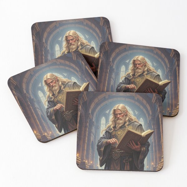 Item preview, Keeper of Forgotten Tomes – Elven Loremaster in the Grand Archive designed and sold by DiceWay.
