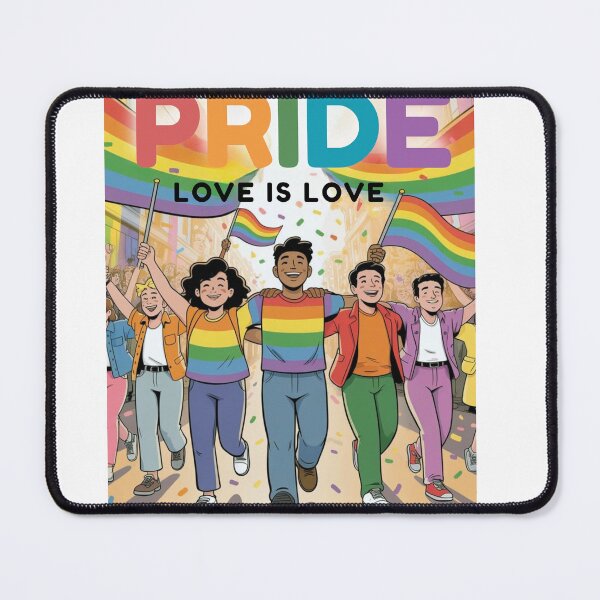 Item preview, PRIDE Month T-Shirt – Love Is Love – LGBTQ+ Equality Rainbow Design designed and sold by Homecrate01.
