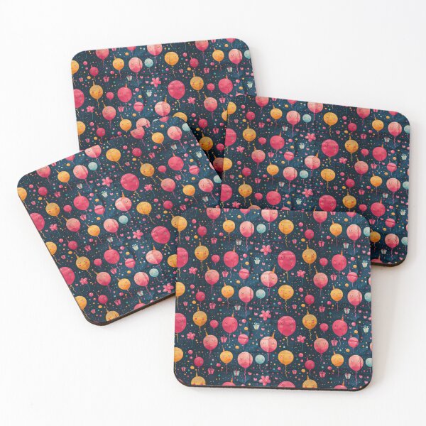 Item preview, Whimsical Birthday Party Balloons Pattern designed and sold by NTGUILTY.