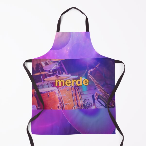 Aperçu de l'œuvre Batterie de scène Saxophone Merde ! créée et vendue par BrightrDayMusicArt.