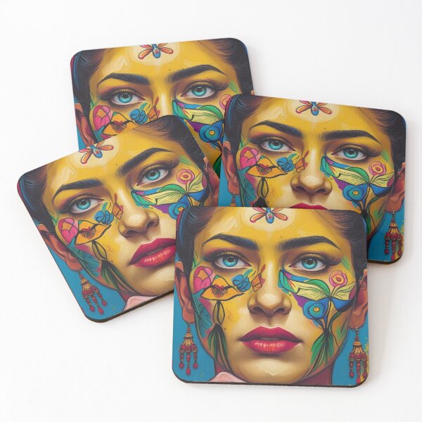Item preview, AI designed Mexican Folk Art Woman designed and sold by ConnieVZ.