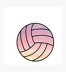 pastel volleyball Photographic Print