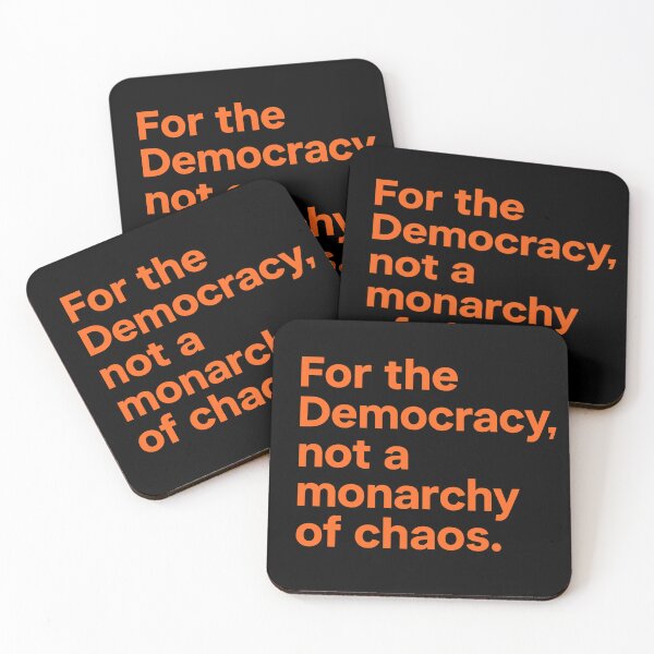 Item preview, For the Democracy, Not a Monarchy of Chaos designed and sold by Owcomm.