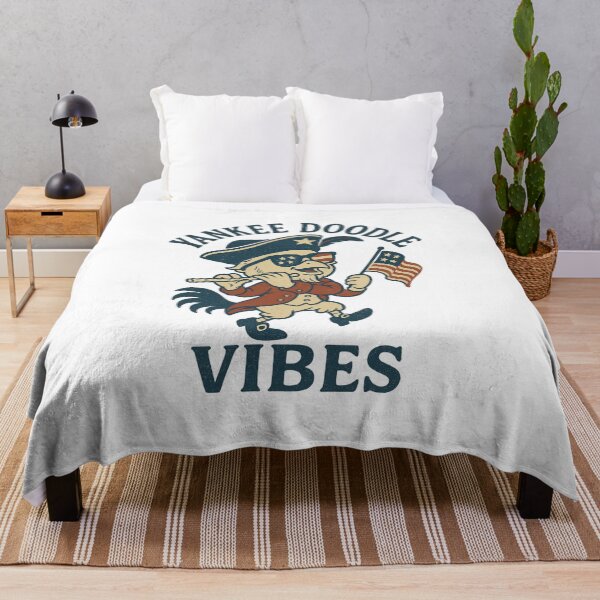 Item preview, Yankee Doodle Vibes – Retro Patriotic Rooster Cartoon designed and sold by ALITOPRINCE.