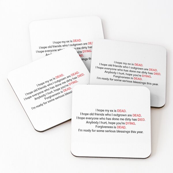 Item preview, i hope my ex is DEAD tiktok viral sound designed and sold by shitpostee.
