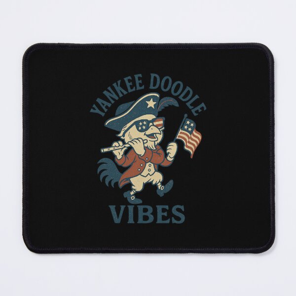 Item preview, Yankee Doodle Vibes – Retro Patriotic Rooster Cartoon designed and sold by ALITOPRINCE.