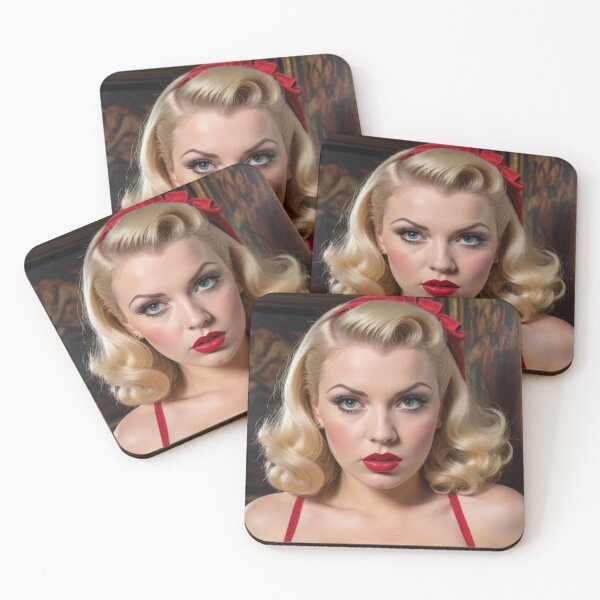 Item preview, 1940s Blonde Bikini Pin Up designed and sold by MissSaylor.