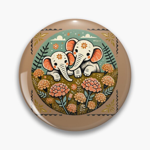 Item preview, Cute Elephants designed and sold by FrictionMaxxing.