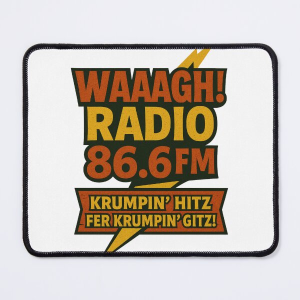 Item preview, WAAAGH!!! Radio! Krumpin’ Hitz! designed and sold by ThimbleandOak.