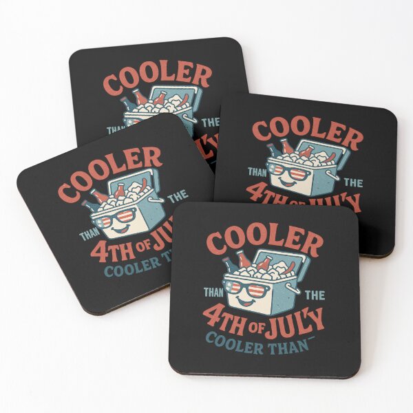 Item preview, Cooler Than the 4th of July – Retro Patriotic Ice Chest Design designed and sold by ALITOPRINCE.