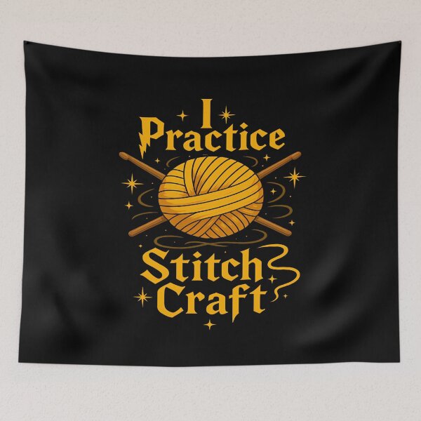 Item preview, I Practice Stitch Craft Funny Yarn designed and sold by Text2tee.